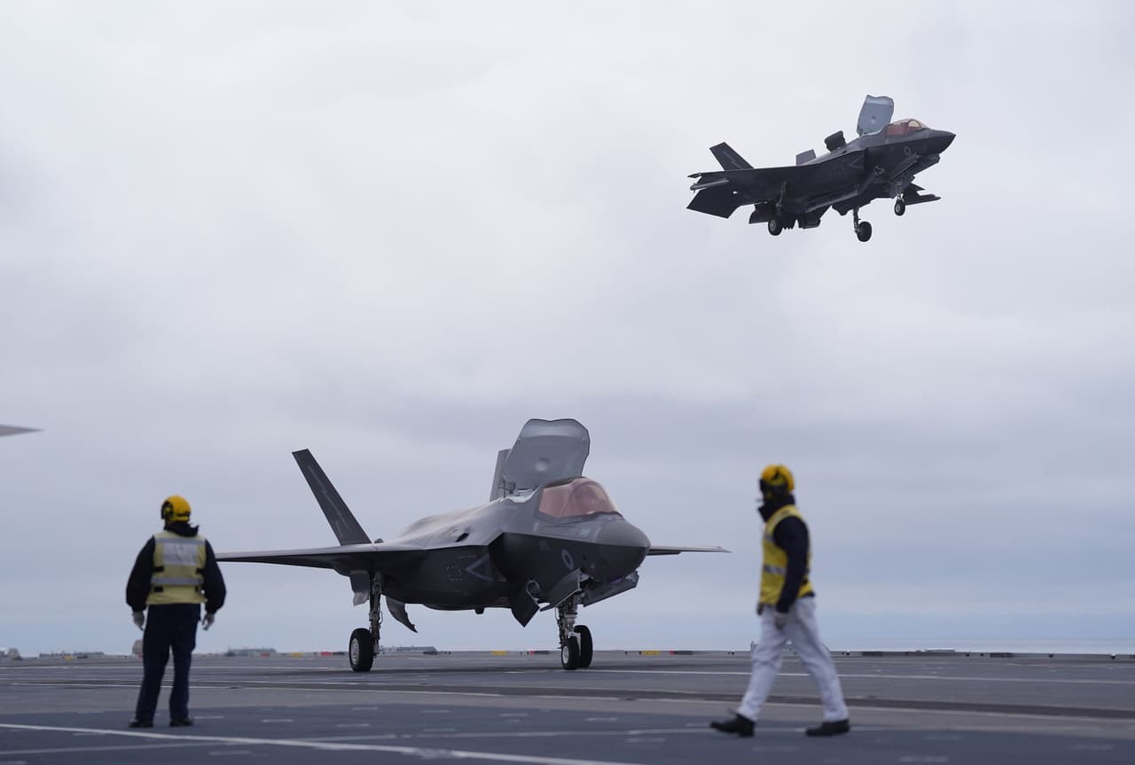 UK intercepts Russian Bear-F aircraft after it buzzed carrier strike group in Norwegian Sea