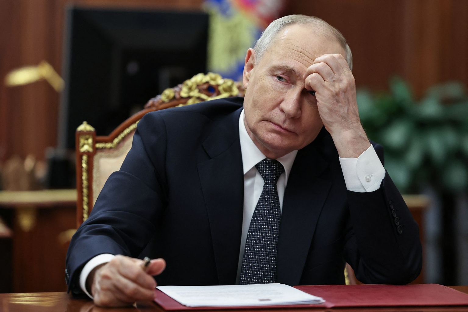 Russian President Vladimir Putin in Moscow, Russia, on July 20, 2026