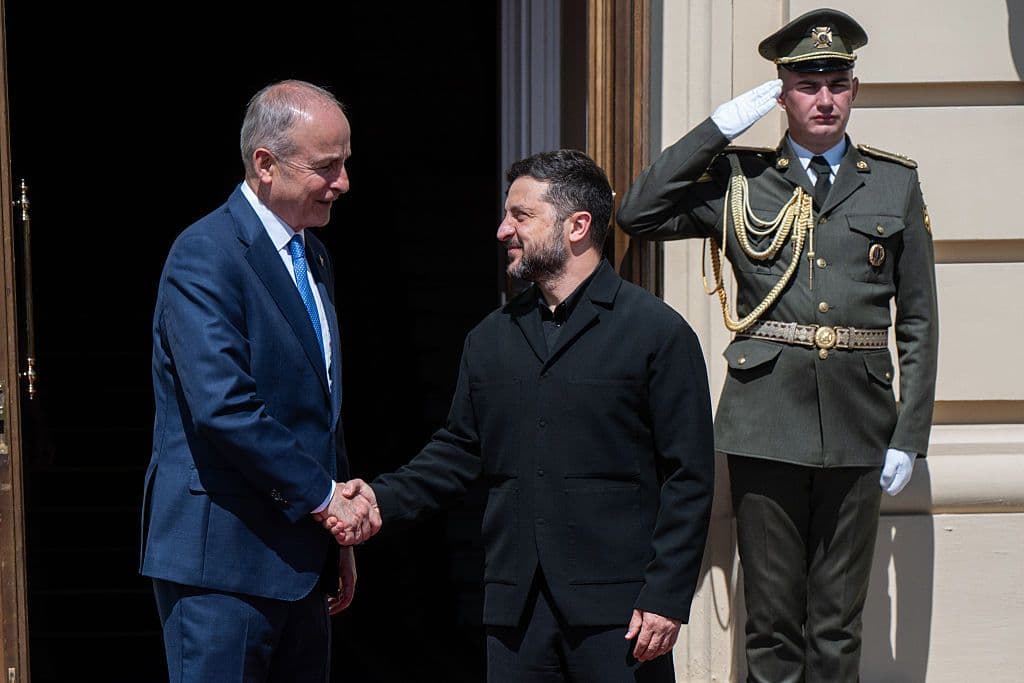 Ireland pledges 125 million euros for Ukraine as Martin says alumina probe found no definitive weapons link