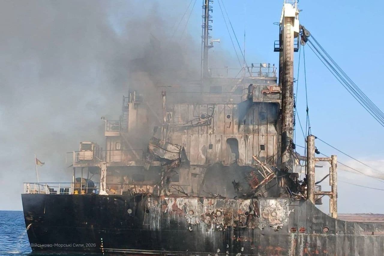 Russian missile strike on civilian grain ship in Black Sea kills 5
