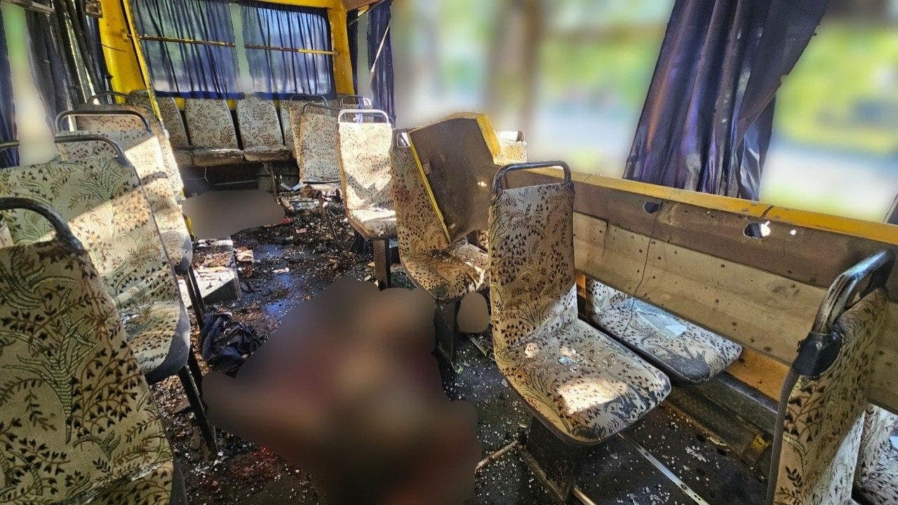 Russian attacks kill 6, injure 111 across Ukraine over past day, drone strikes civilian minibus in Kherson