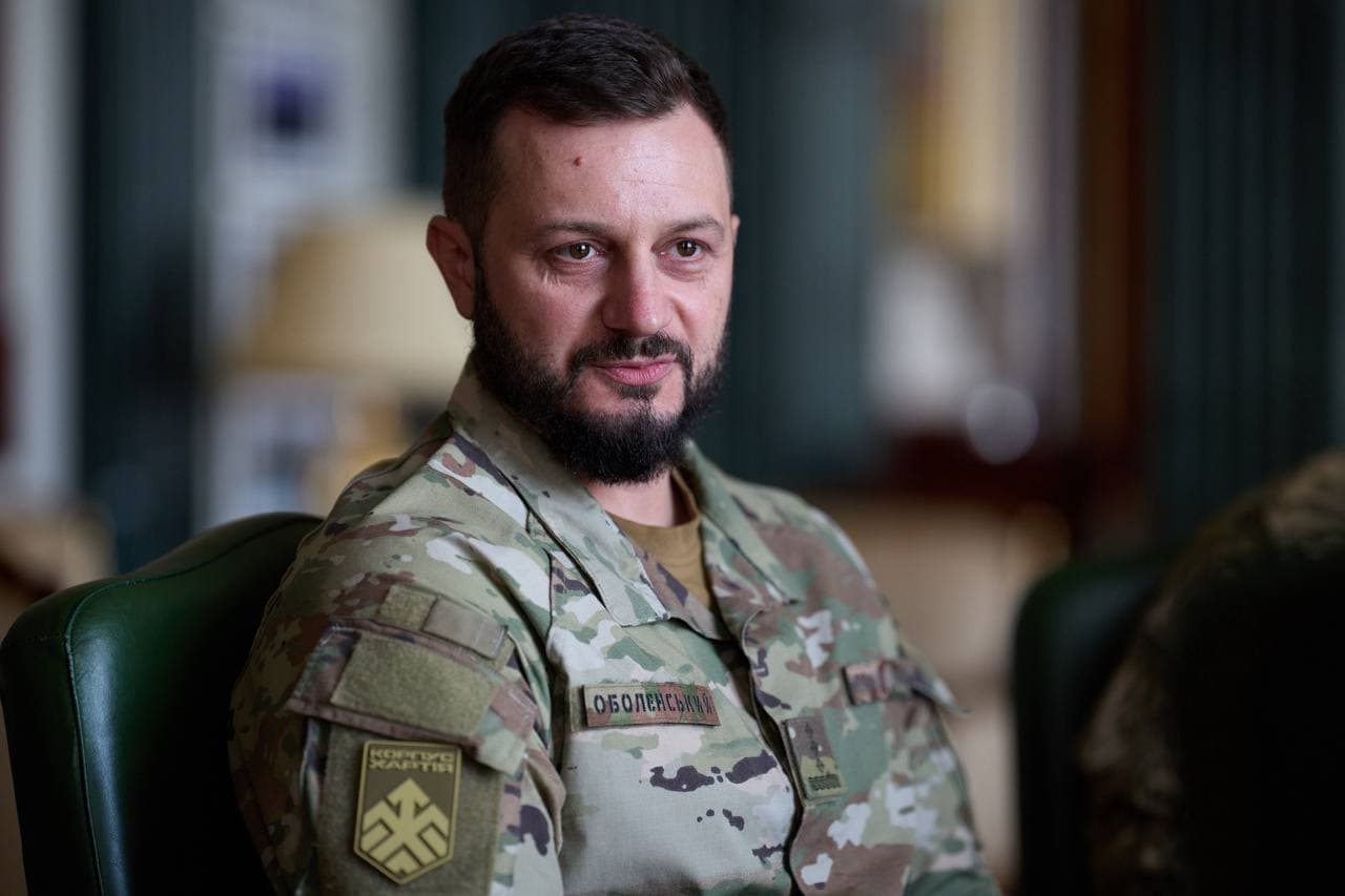 Khartiia brigade commander Obolienskyi targeted in assassination attempt, Zelensky says