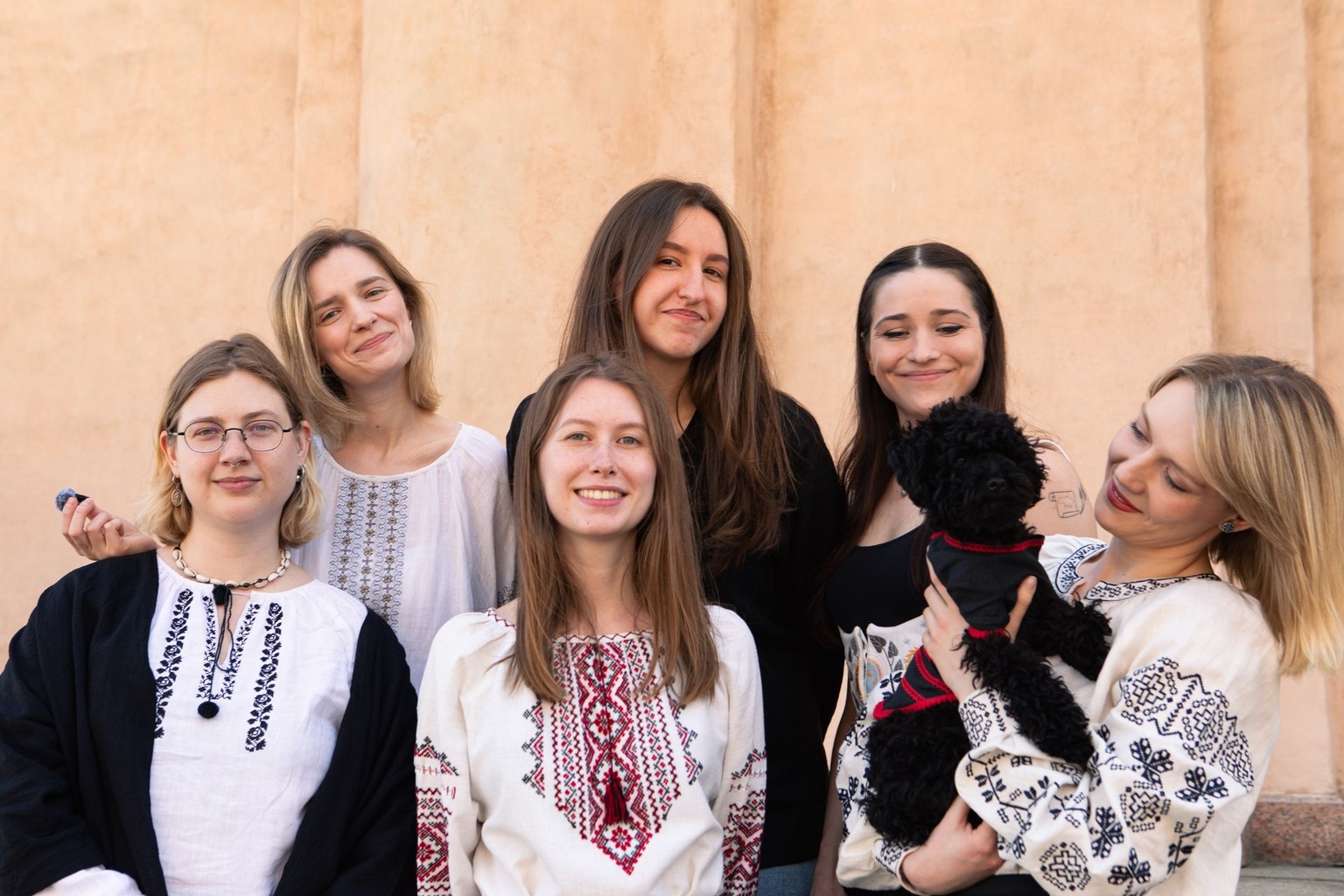 Members of the Kyiv Independent team on Vyshyvanka Day, Kyiv, 2026