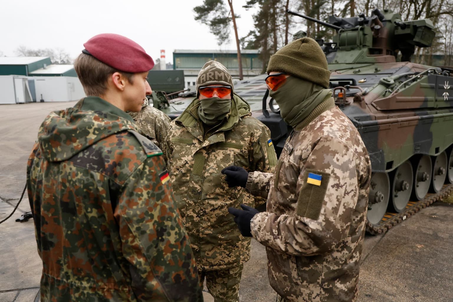 Ukrainian soldiers use training in Germany to desert