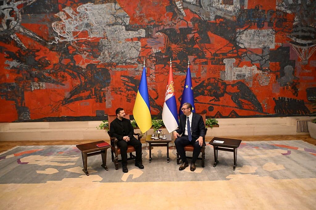 Serbia's Vucic backs Ukraine's EU membership on 2nd day of summit with Zelensky