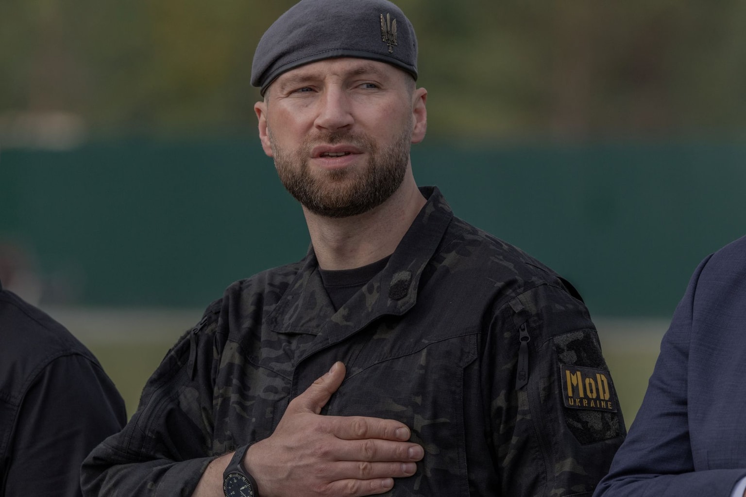 Yevhen Khmara in Kyiv Oblast, Ukraine, on Aug. 18, 2026.