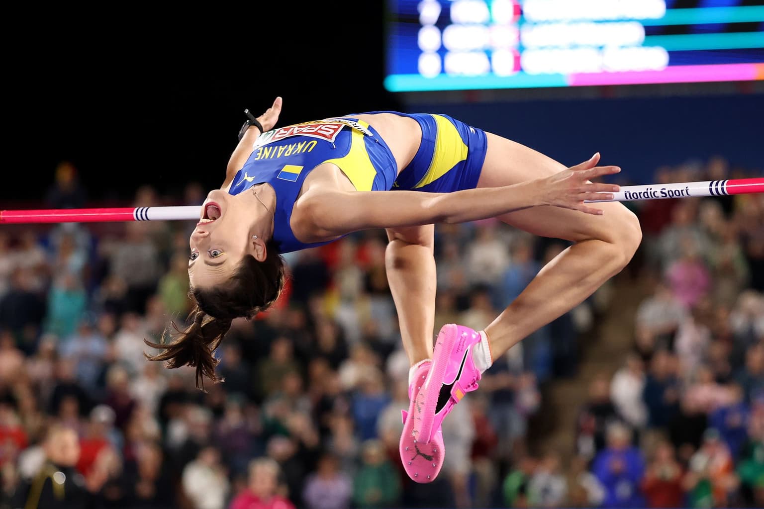 Yaroslava Mahuchikh extends European reign with third straight high jump gold