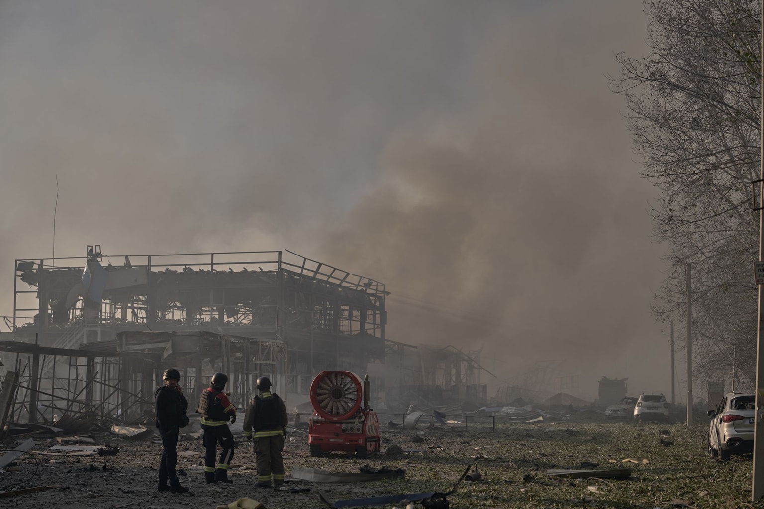 At least 27 killed after Russian drone strike triggers deadly explosion near Kyiv