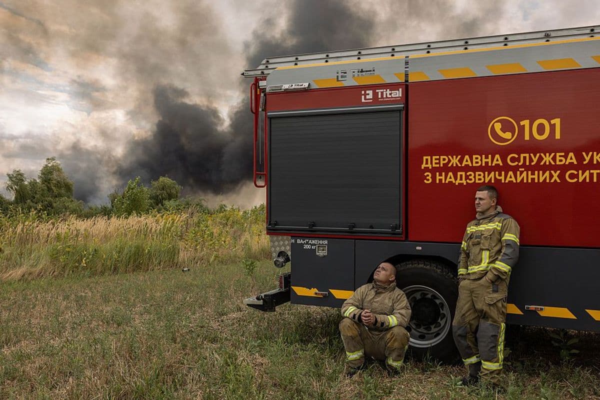 Warehouses targeted outside Kyiv in all-day drone attack as Russian forces kill at least 10, injure 43 over past day across Ukraine