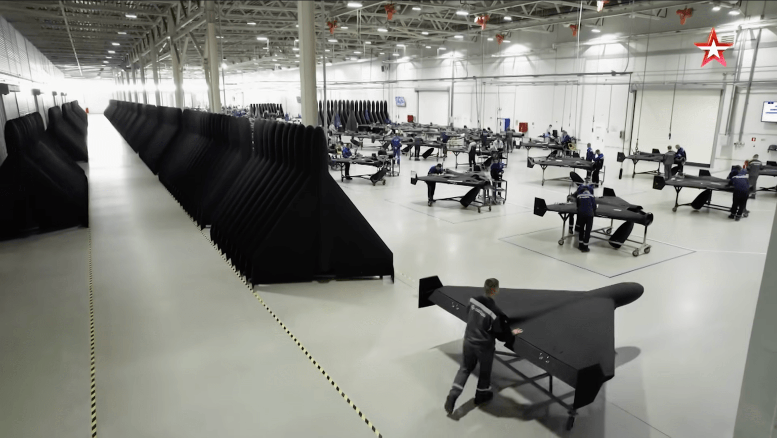 The Shahed drone manufacturing plant in the Alabuga Special Economic Zone, Russia