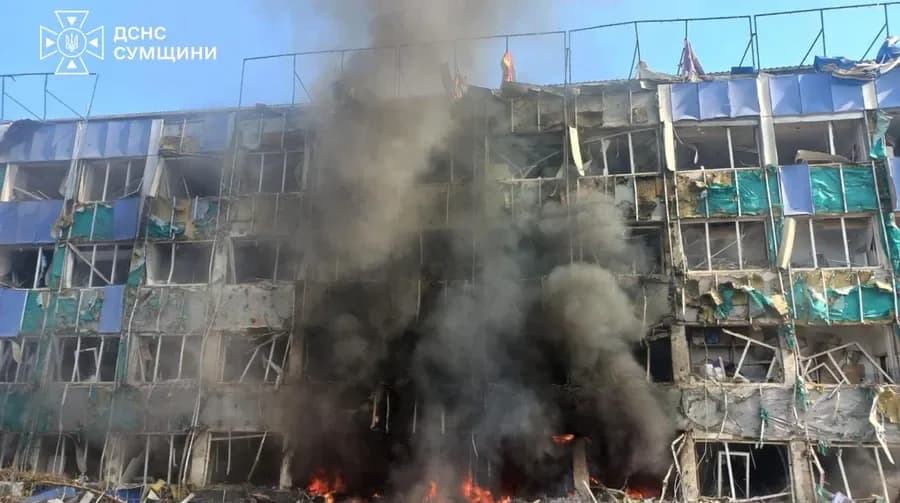 Russian strike damages US-owned Mondelez facility in Sumy Oblast
