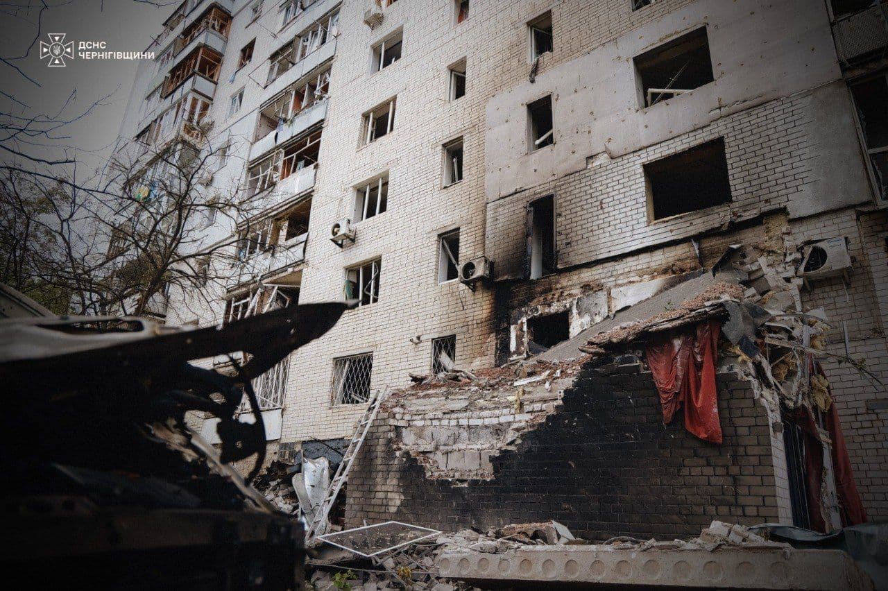 Chernihiv Oblast hit by 45 Russian attacks as 5 killed, dozens injured across Ukraine in past day