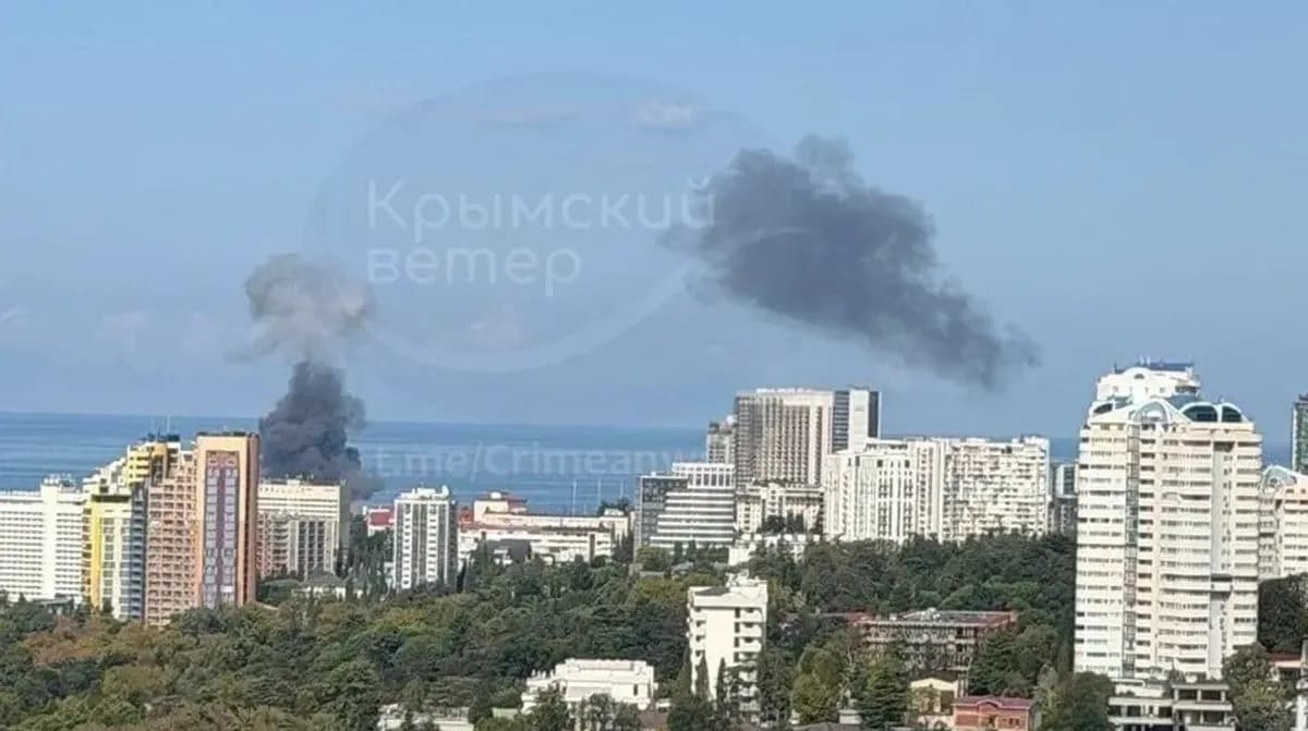 Ukraine strikes Russian vessel in Sochi, oil depot attack reported