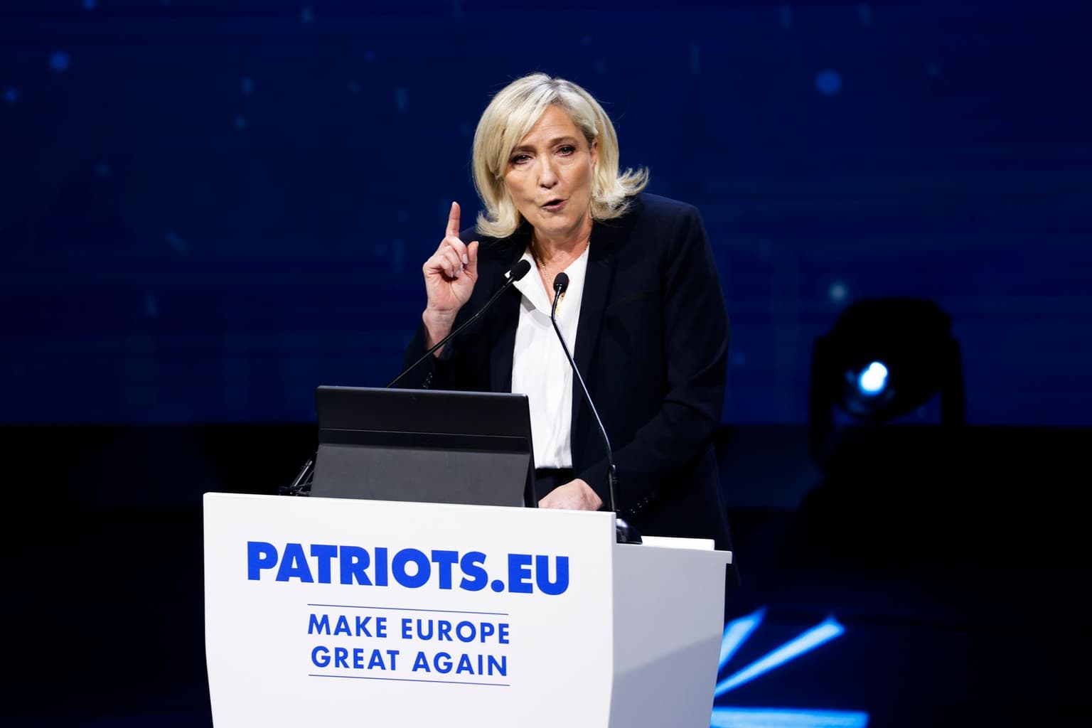 France can provide defense aid to Ukraine but should scale back financial support, Le Pen says