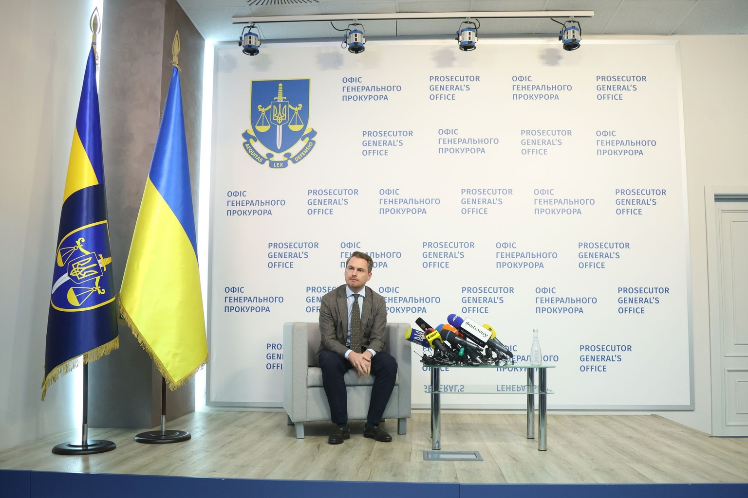 Prosecutor General of Ukraine Ruslan Kravchenko in Kyiv, Ukraine, on July 23, 2025.