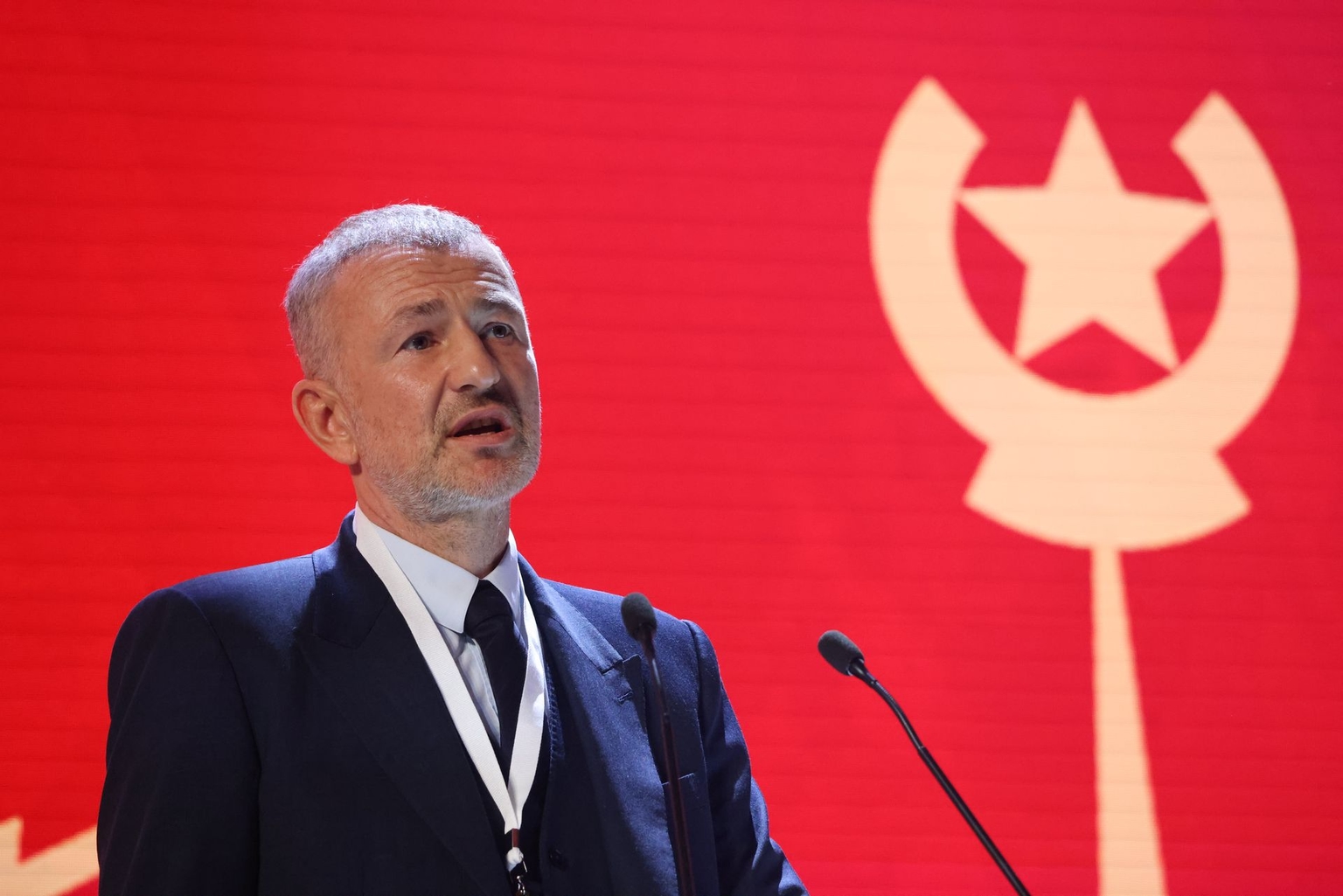 Russian billionaire and businessman Andrey Melnichenko,founder and former beneficiary of fertilizer producer EuroChem Group in Moscow, Russia, on April 16, 2026.