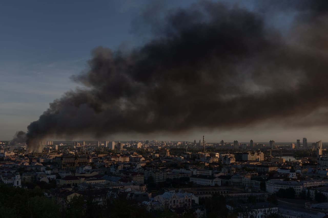 Russia pounds Kyiv in overnight attack, killing 2, injuring 10, as brief truce ends in missile fire