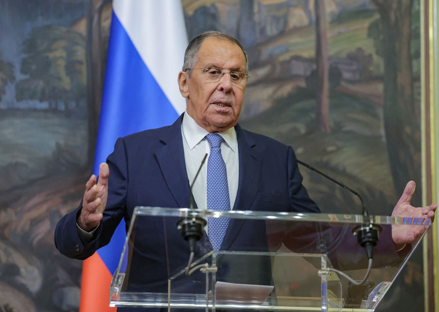 Putin's foreign minister blames US for extra year of war in Ukraine, says Russia could have been at peace