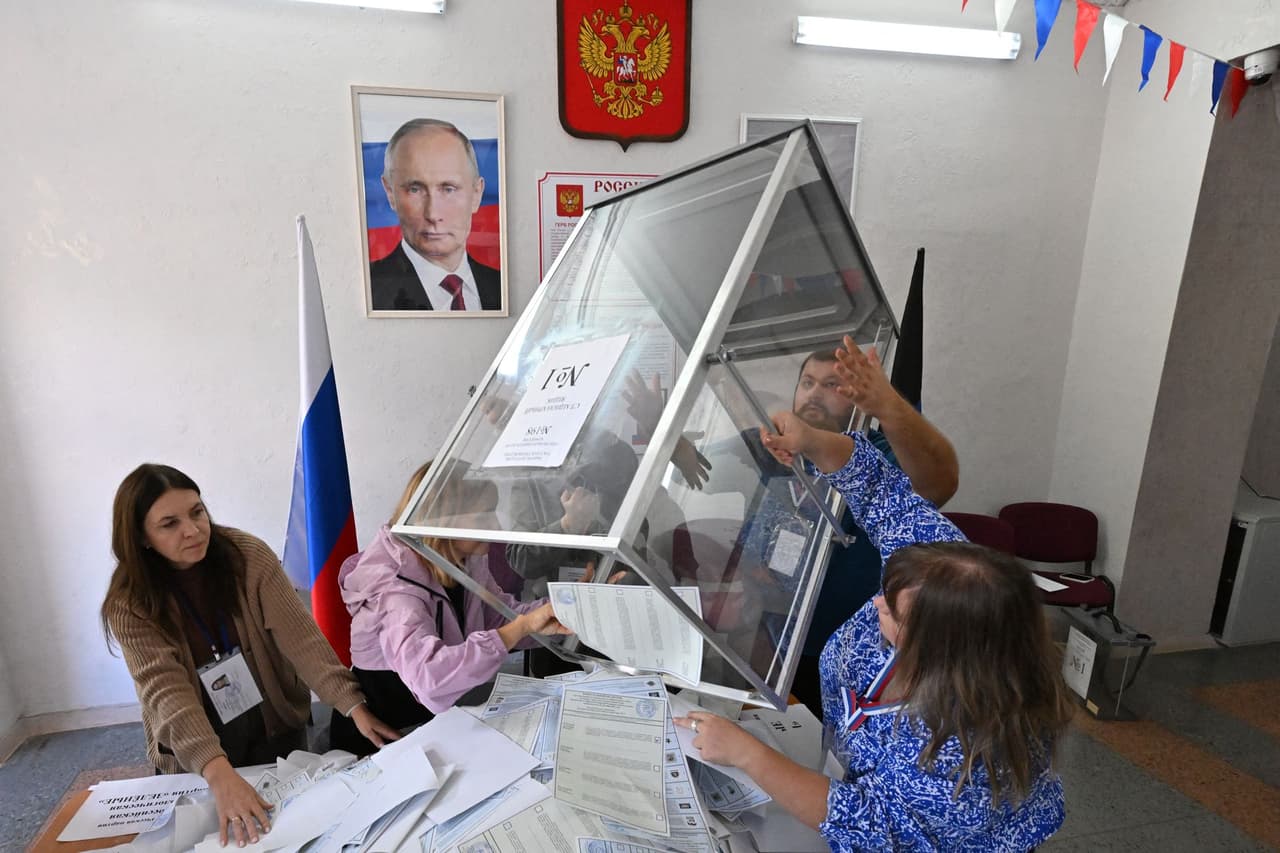 Ukraine sanctions 44 people involved in Russia's sham parliamentary elections in occupied territories