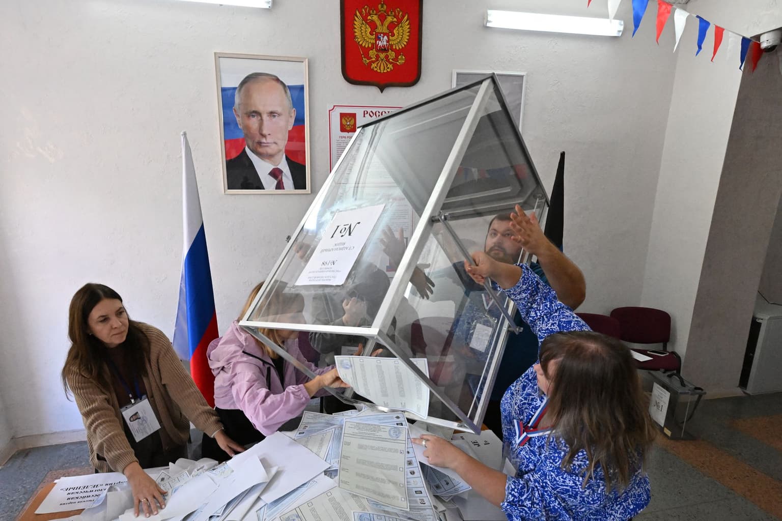 Ukraine sanctions 44 people involved in Russia's sham parliamentary elections in occupied territories