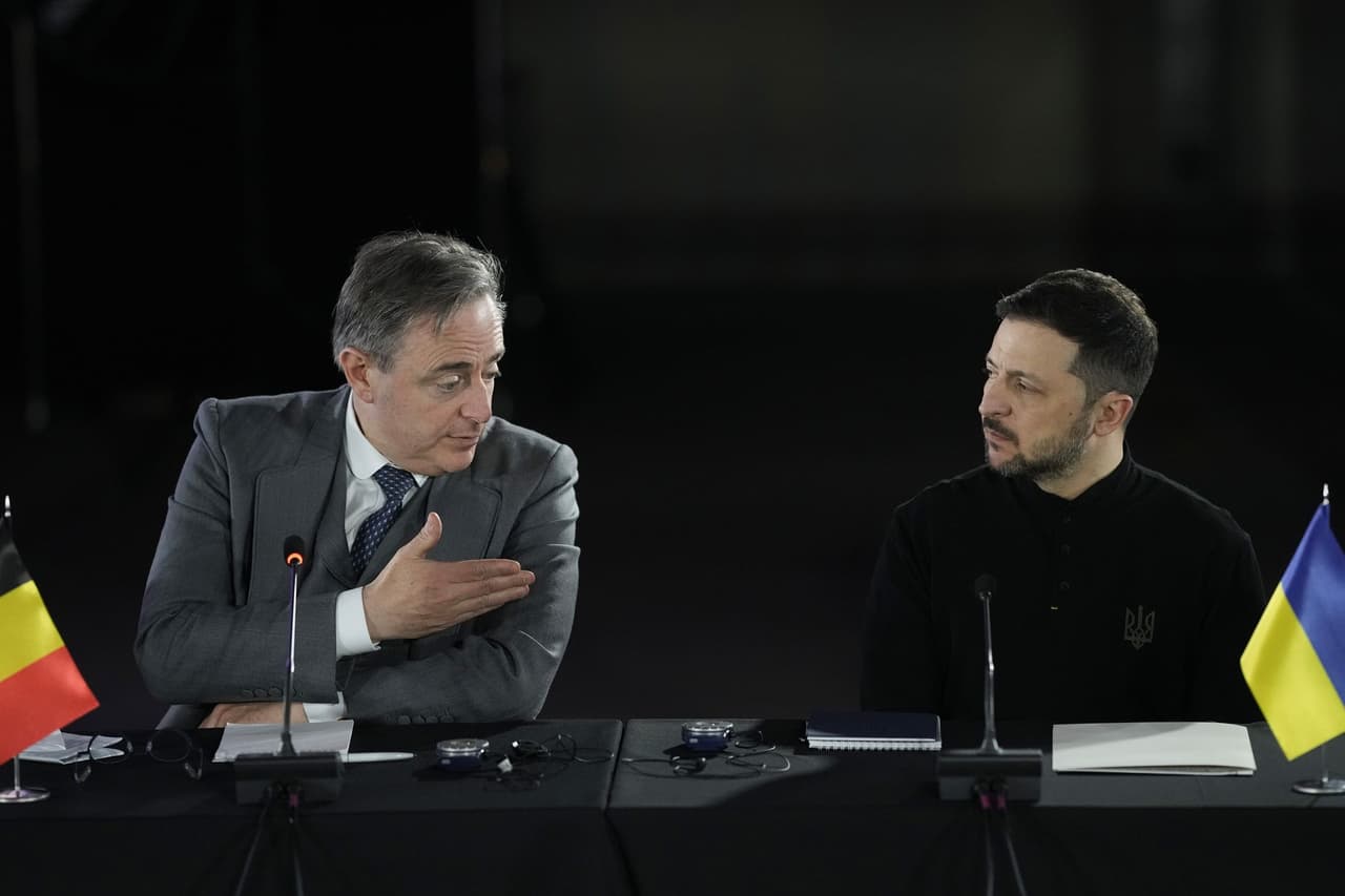 Zelensky meets Belgian Prime Minister De Wever, but silence reigns on Russian assets