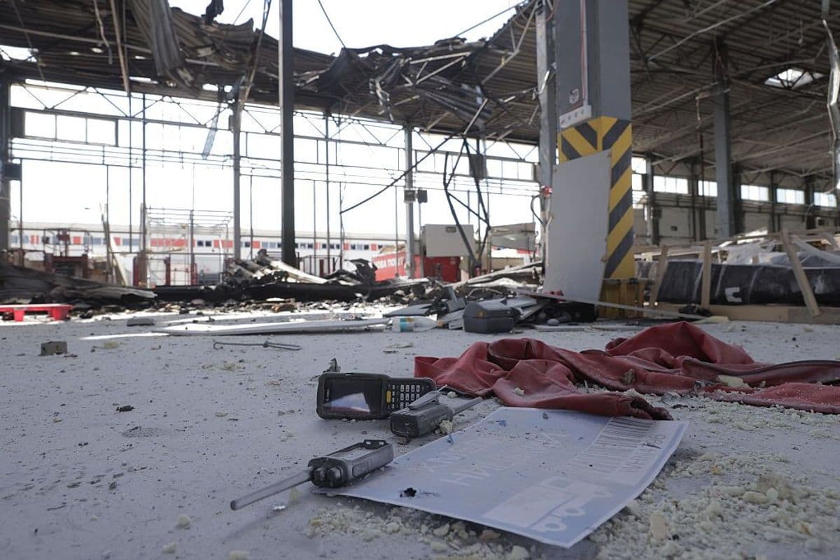 Russian drones kill 2 in Kharkiv Oblast, strike university building in Kremenchuk