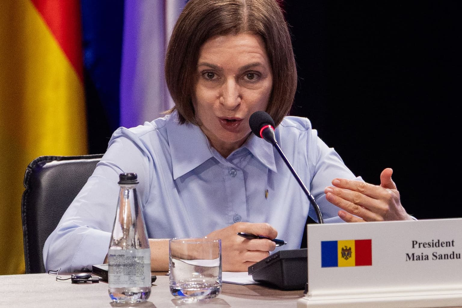 5 Russian missiles and drones exploded on Moldova's territory in overnight attack against Ukraine, Sandu says