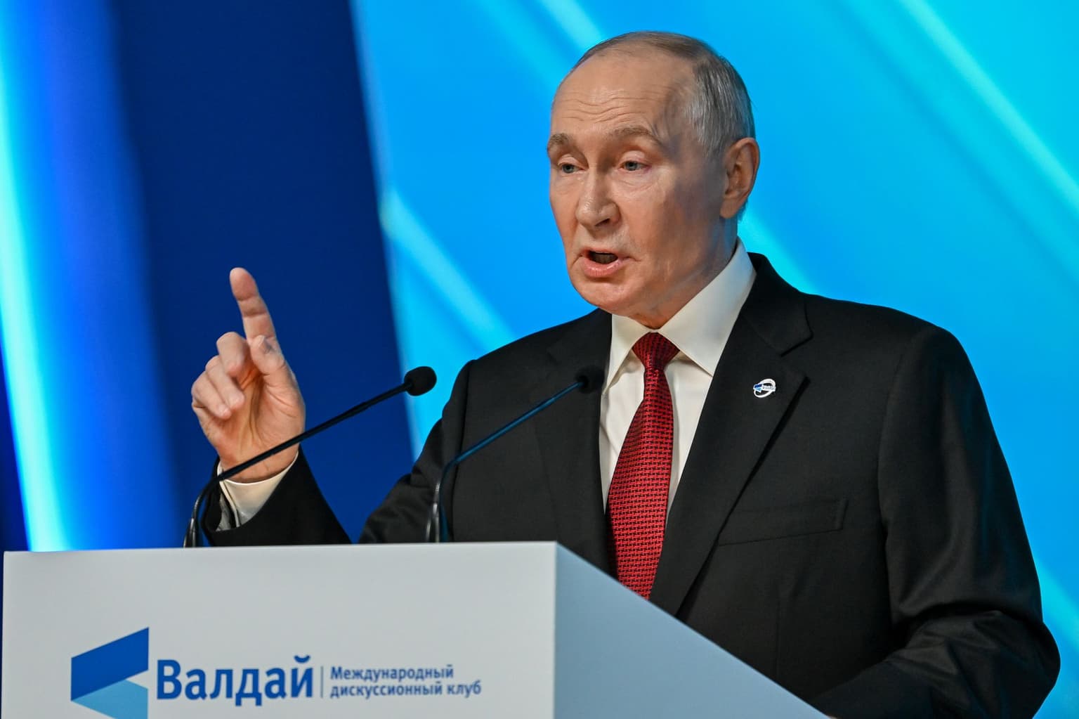 Putin vows Russia will respond with 'all weapons at our disposal' if attacked by NATO