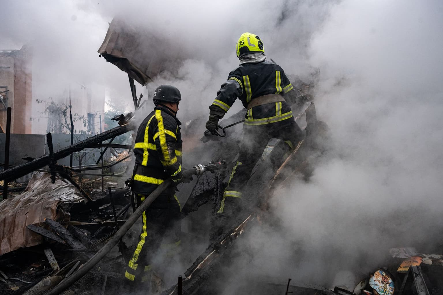 Ukraine war latest: Russian drones strike Kyiv morning and evening, kill woman, injure 14