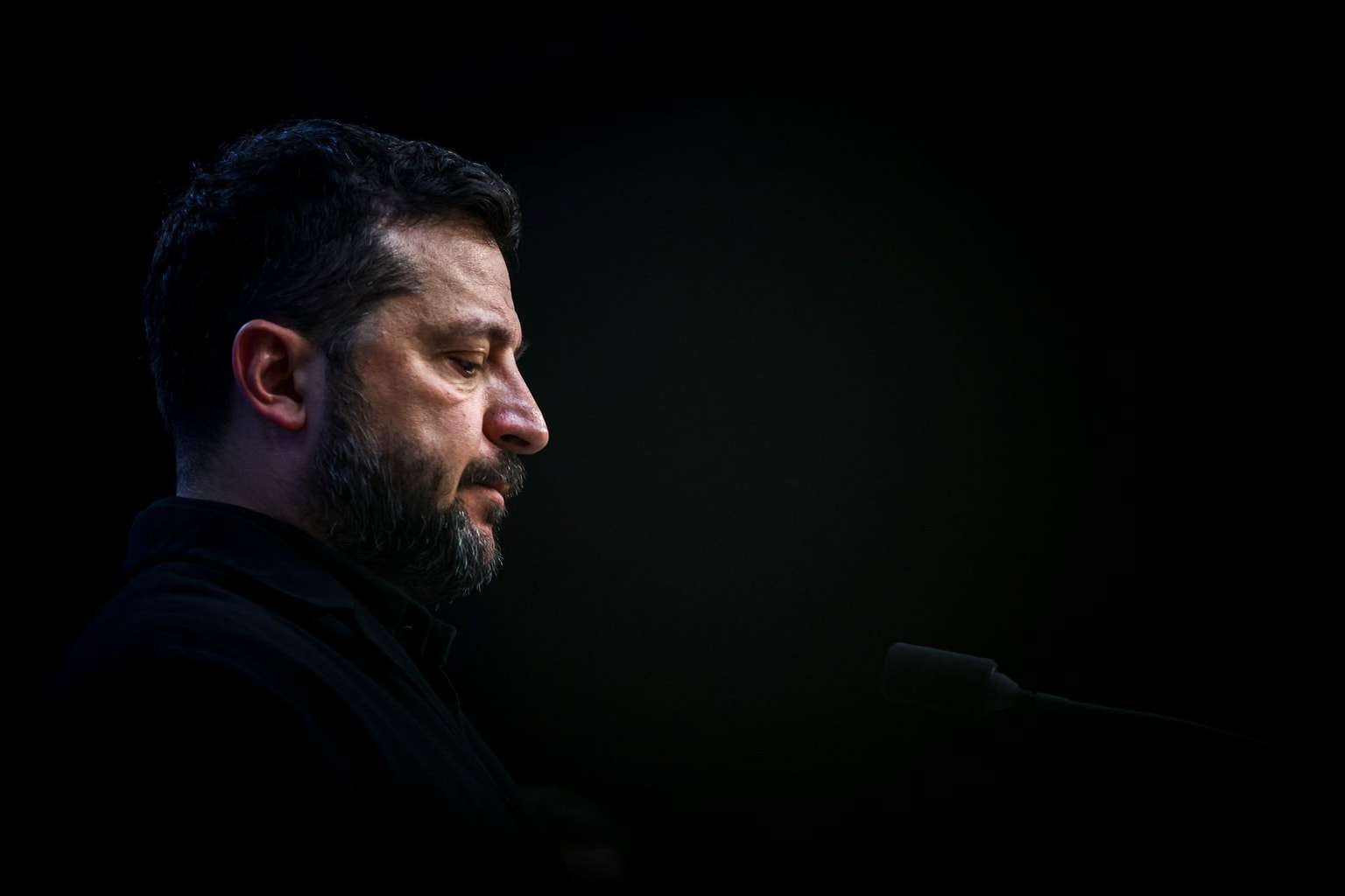 President Volodymyr Zelensky in Brussels, Belgium, on Oct. 16, 2026.