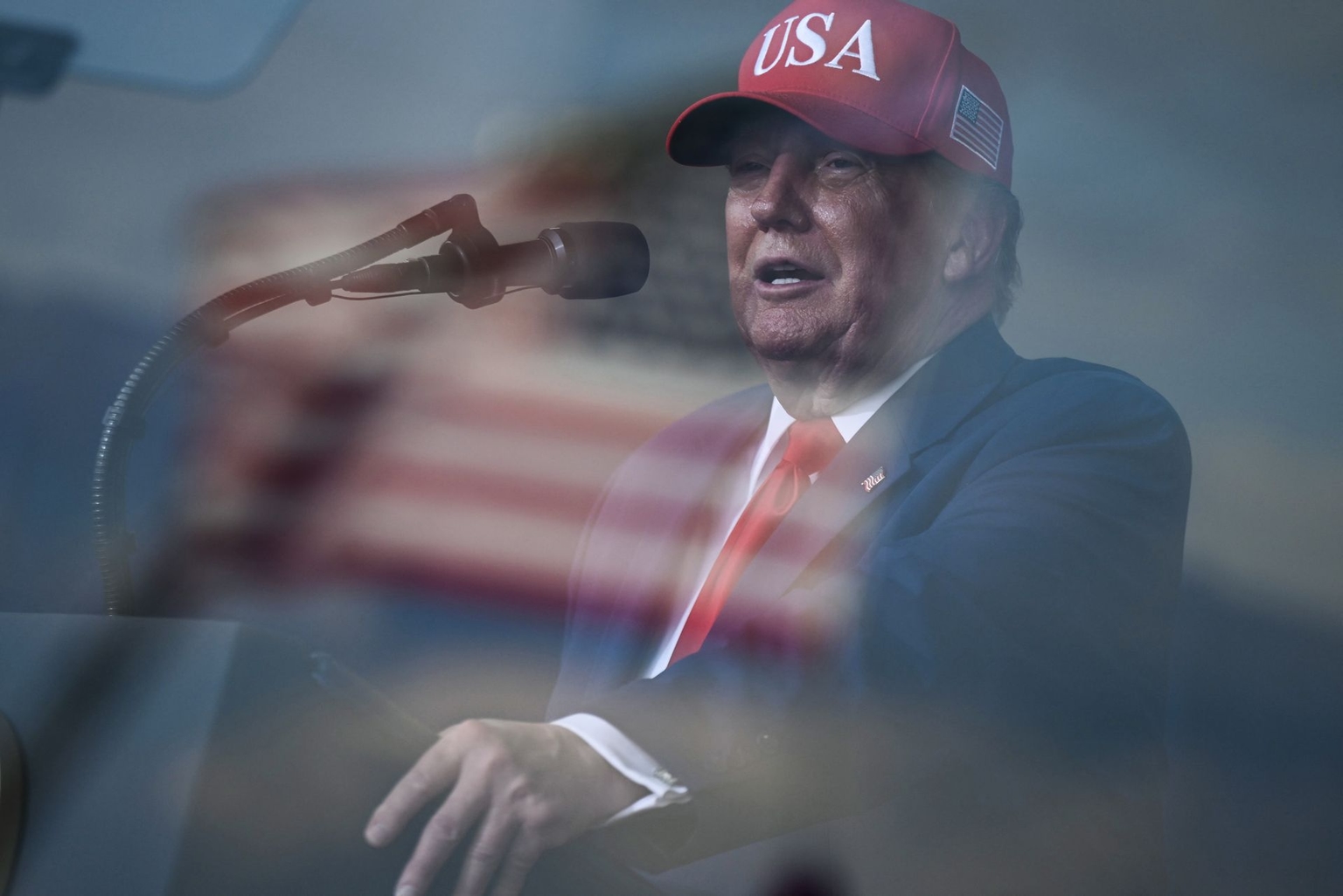 U.S. President Donald Trump in Dalton, Georgia, U.S., on Oct. 16, 2026.