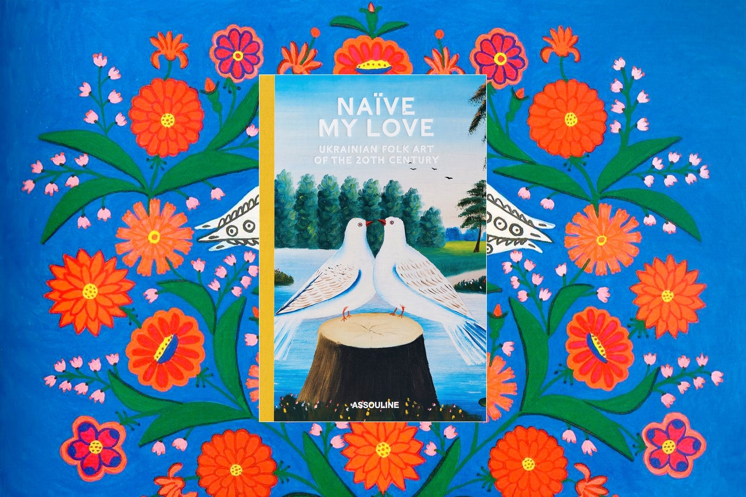 The cover of “Naive My Love,” by Gunia Project, and “Pigeon and Dove” by Primachenko.