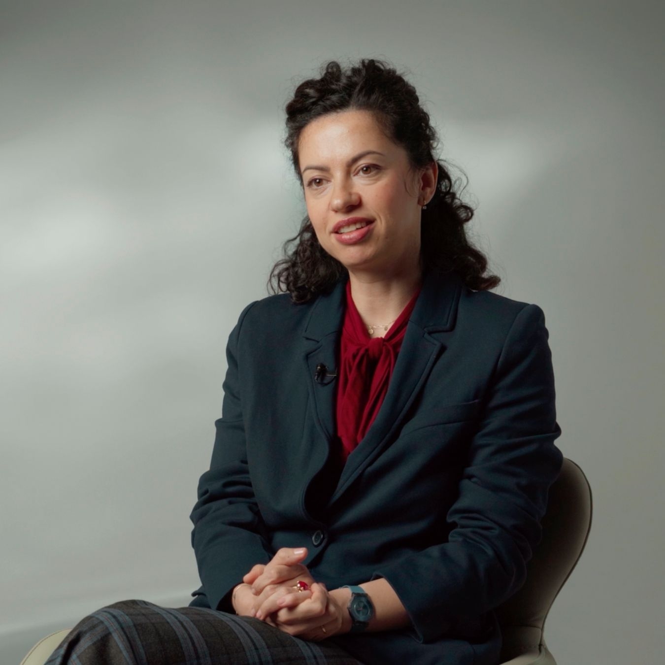 Portrait of Oleksandra Iwaniuk in "Dealers of Hate".