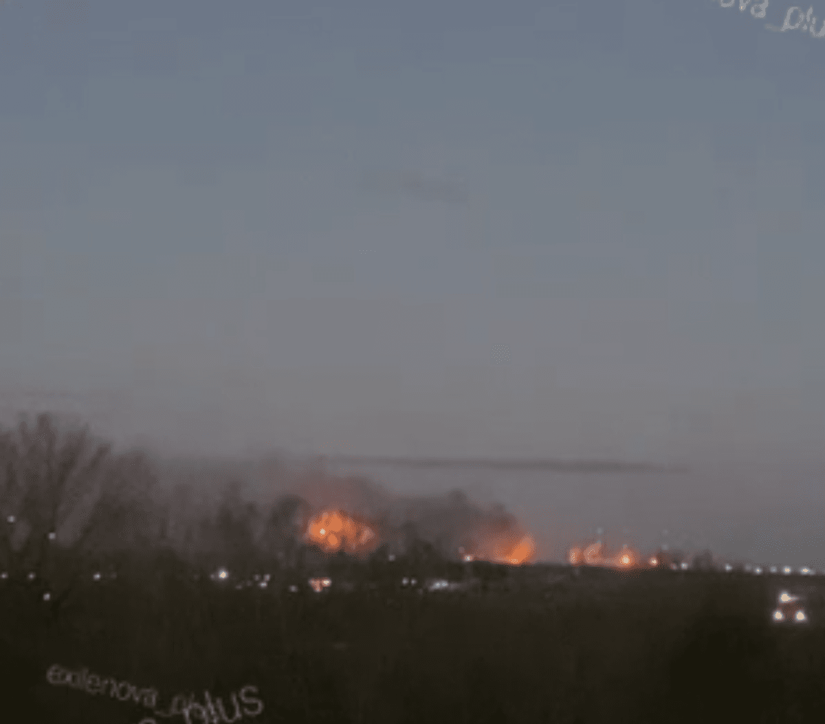 Oil refinery in Russia's Salavat reportedly burning after attack