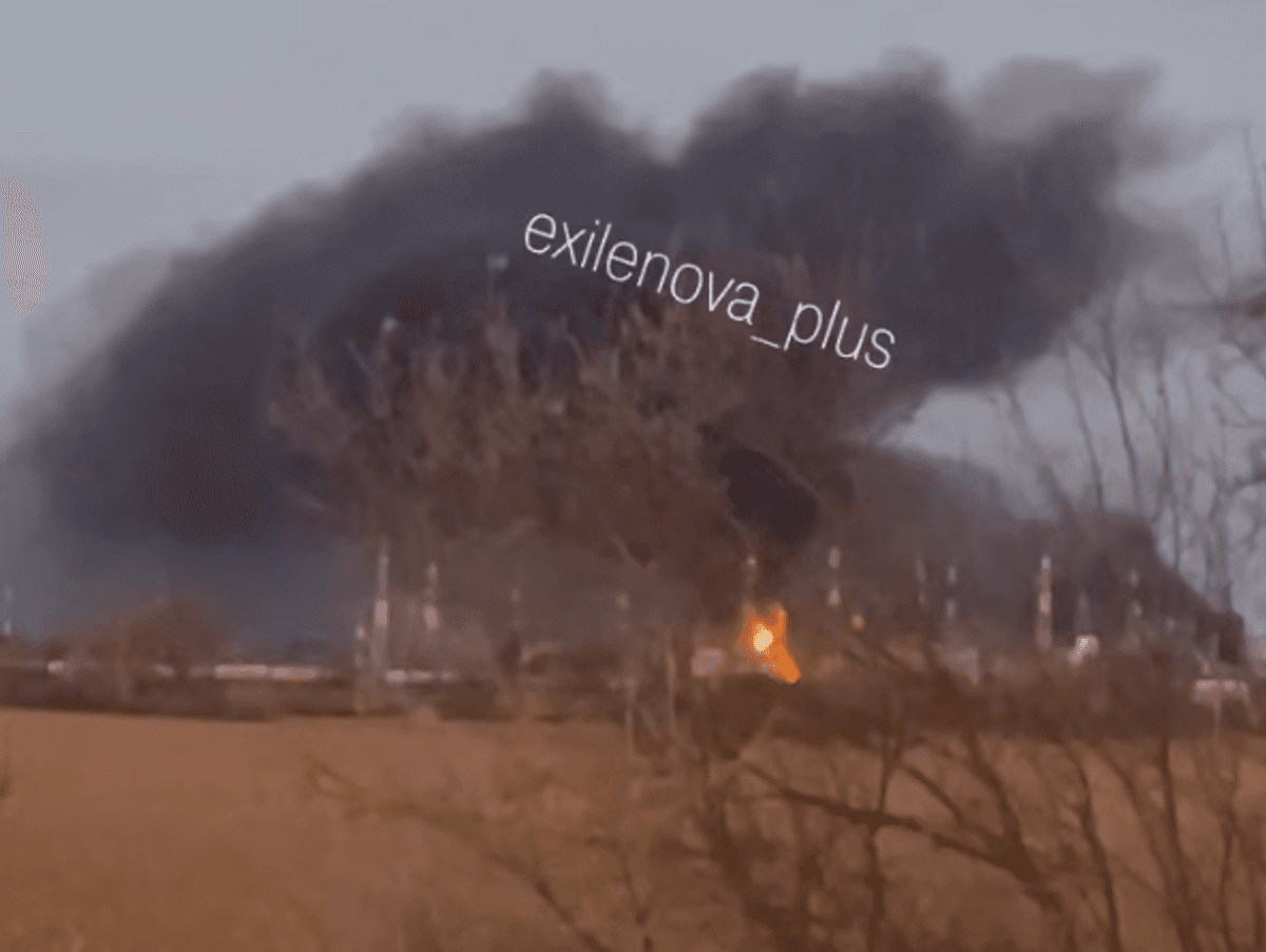 Fire at oil pumping station in Russia’s Tambov Oblast after drone attack, monitoring channels say