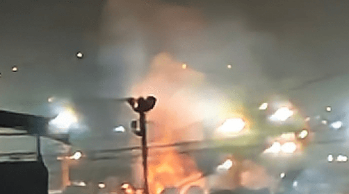Fires burn in Russian city of Lipetsk after reported Ukrainian attack