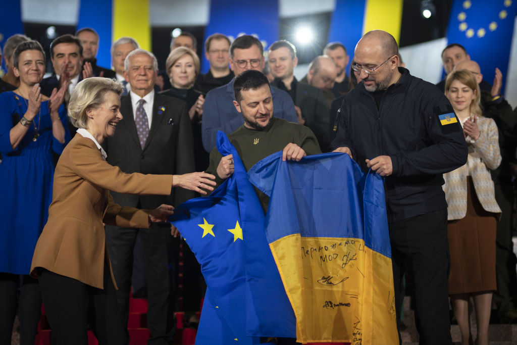 ‘Europe will stand with Ukraine to win, rebuild’: Top EU officials arrive in Kyiv ahead of historic summit