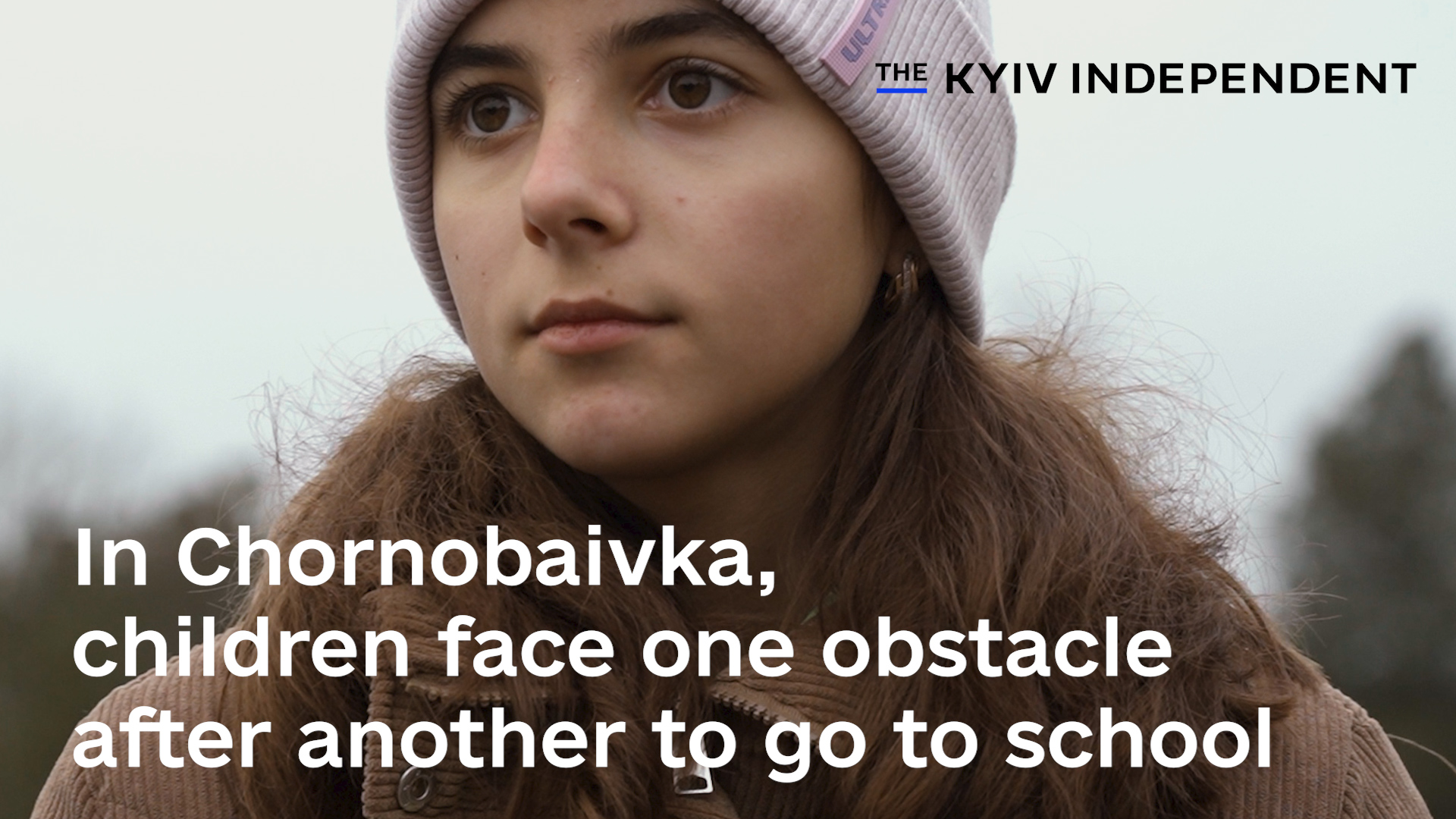 In Chornobaivka, children face one obstacle after another to go to school (VIDEO)