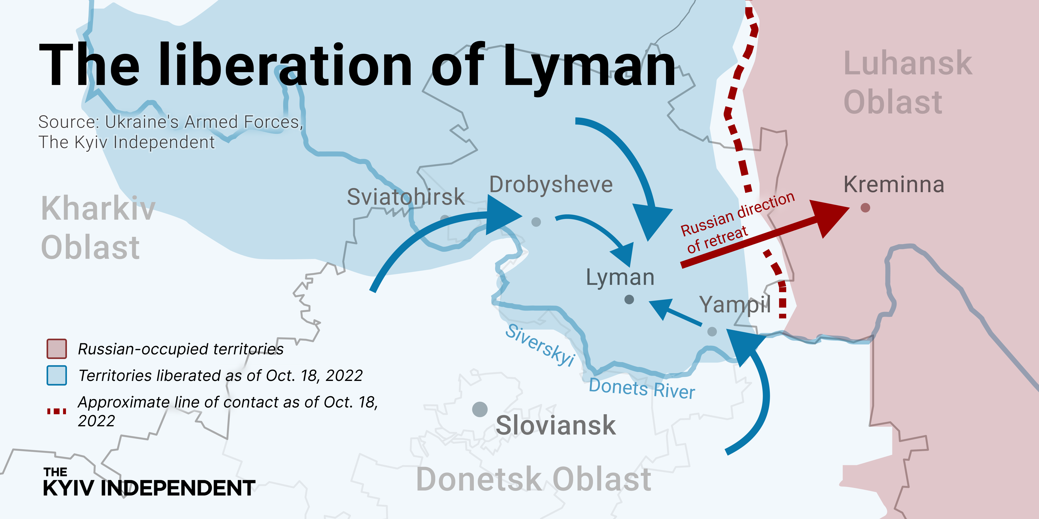 Surrounded and desperate: How Russia lost Lyman