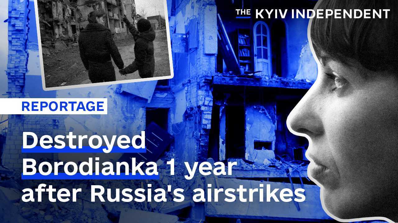 Life in Borodianka 1 year after Russia’s devastating airstrikes (VIDEO)
